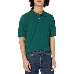 Amazon Essentials Men's Regular-Fit Cotton Pique Polo Shirt Shirt, -Evergreen, X-Large Amazon Essentials Men's Regular-Fit Cotton Pique Polo Shirt Shirt, -Evergreen, X-Large