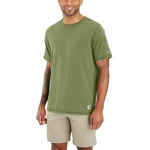 Carhartt Lwd Kurzarm-T-Shirt mit lockerer Passform Herren,Grün, XL Carhartt Lwd Kurzarm-T-Shirt mit lockerer Passform Herren,Grün, XL