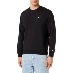 Champion Legacy Basics-Powerblend Fleece Crewneck Sweatshirt für Herren, Schwarz, XS Champion Legacy Basics-Powerblend Fleece Crewneck Sweatshirt für Herren, Schwarz, XS