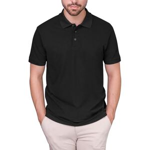HRM Luxury Polo, Schwarz, Gr. 4XL Premium Herren Poloshirt aus 100% Baumwolle Basic Polohemd bis 60°C Farbecht Waschbar Hochwertige & Nachhaltige Bekleidung HRM Luxury Polo, Schwarz, Gr. 4XL Premium Herren Poloshirt aus 100% Baumwolle Basic Polohemd bis 60°C Farbecht Waschbar Hochwertige & Nachhaltige Bekleidung