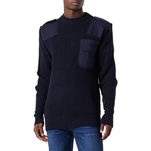 Mil-Tec Pullover BW Polyacryl Herren • Bundeswehr Pullover Männer • Warmer Strickpullover • Verstärkte Ellbogen & Schultern • Atmungsaktiv • Als Winterpullover & Arbeitspullover • Dunkelblau, 52 Mil-Tec Pullover BW Polyacryl Herren • Bundeswehr Pullover Männer • Warmer Strickpullover • Verstärkte Ellbogen & Schultern • Atmungsaktiv • Als Winterpullover & Arbeitspullover • Dunkelblau, 52