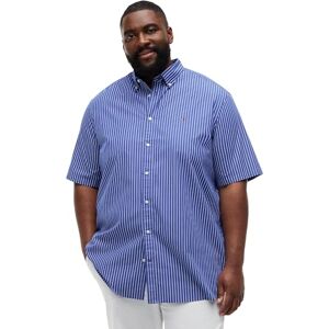 Tommy Hilfiger Herren Hemd Flex Poplin Kurzarm, Mehrfarbig (Wedge Blue/Stripe), 2XL Tommy Hilfiger Herren Hemd Flex Poplin Kurzarm, Mehrfarbig (Wedge Blue/Stripe), 2XL