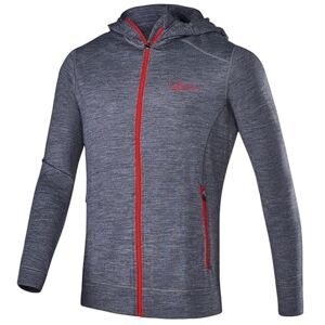 Black Crevice Herren Merino Kapuzenjacke, grau, M Black Crevice Herren Merino Kapuzenjacke, grau, M