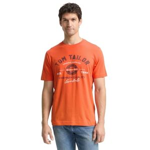 TOM TAILOR Herren 1037735 T-Shirt, 38891 Pale Red, S EU TOM TAILOR Herren 1037735 T-Shirt, 38891 Pale Red, S EU