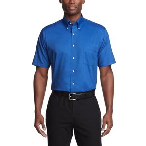 Van Heusen Herren Kurzärmeliges Anzughemd Regular Fit Oxford Solid Klassisches Hemd, Englisches Blau, 19.5"-20" Neck Van Heusen Herren Kurzärmeliges Anzughemd Regular Fit Oxford Solid Klassisches Hemd, Englisches Blau, 19.5"-20" Neck