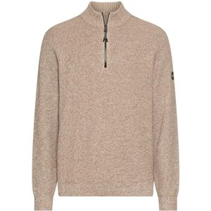 camel active Herren Strick-Troyer mit melierter Struktur Hafer, Menswear-M camel active Herren Strick-Troyer mit melierter Struktur Hafer, Menswear-M