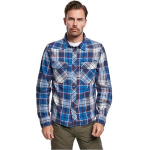Brandit Check Shirt Long Sleeve, Farbe: Navy, Größe: 4XL Brandit Check Shirt Long Sleeve, Farbe: Navy, Größe: 4XL