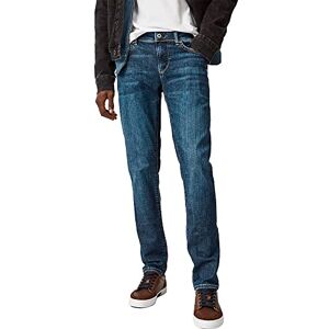 Pepe Jeans London Herren Hatch Slim Jeans, Low Rise Stretch Denim, Dunkelblau Wiser Wash Pepe Jeans London Herren Hatch Slim Jeans, Low Rise Stretch Denim, Dunkelblau Wiser Wash