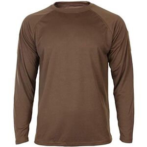 Mil-Tec Tactical Quick Dry Langarmshirt Herren • Langarm T-Shirt mit Raglanärmeln & Daumenschlaufen • Atmungsaktiv & schnelltrocknendes Sport- und Funktionsshirt • Longshirt in Dark Coyote, S Mil-Tec Tactical Quick Dry Langarmshirt Herren • Langarm T-Shirt mit Raglanärmeln & Daumenschlaufen • Atmungsaktiv & schnelltrocknendes Sport- und Funktionsshirt • Longshirt in Dark Coyote, S