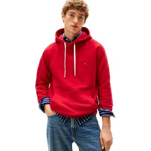 Tommy Hilfiger Herren Hoodie Seasonal Fleece mit Bauchtasche, Rot (Medium Red), L Tommy Hilfiger Herren Hoodie Seasonal Fleece mit Bauchtasche, Rot (Medium Red), L
