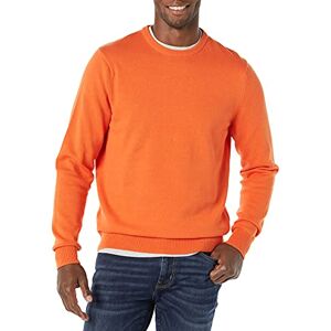 Amazon Essentials Herrenpullover mit Rundhalsausschnitt (erhältlich in Big & Tall), Orange, Größe M Amazon Essentials Herrenpullover mit Rundhalsausschnitt (erhältlich in Big & Tall), Orange, Größe M