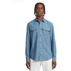 G-STAR Herren Marine Slim Hemd, Mehrfarben (Niagara/Milk D24963-D914-H052), XL G-STAR Herren Marine Slim Hemd, Mehrfarben (Niagara/Milk D24963-D914-H052), XL