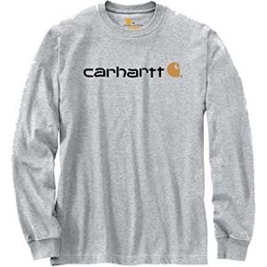 Carhartt Core Logo Longsleeve Heather,Grau Meliert, L Carhartt Core Logo Longsleeve Heather,Grau Meliert, L