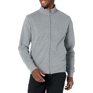 Amazon Essentials Men's Full-Zip Fleece Mock Neck Sweatshirt Sweater, -Light Grey Heather, X-Large Amazon Essentials Men's Full-Zip Fleece Mock Neck Sweatshirt Sweater, -Light Grey Heather, X-Large