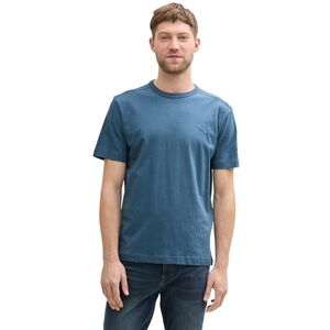 TOM TAILOR T-Shirt mit Brusttasche, Peachy orange White Injected, S TOM TAILOR T-Shirt mit Brusttasche, Peachy orange White Injected, S