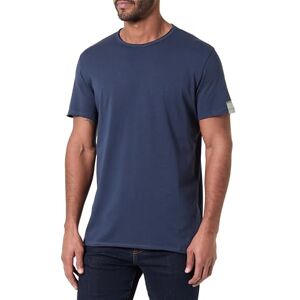 Replay Herren T-Shirt Kurzarm aus Baumwolle, Navy 087 (Blau), M Replay Herren T-Shirt Kurzarm aus Baumwolle, Navy 087 (Blau), M