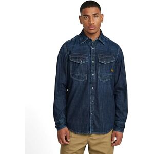 G-STAR Herren Dakota Slim Hemd, Blau (Worn in deep sea D23616-D252-G133), XXL G-STAR Herren Dakota Slim Hemd, Blau (Worn in deep sea D23616-D252-G133), XXL