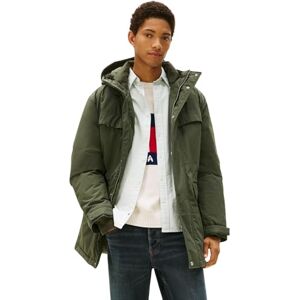 Tommy Jeans Herren Parka City Ready mit Kapuze, Grün (Pewter Green), M Tommy Jeans Herren Parka City Ready mit Kapuze, Grün (Pewter Green), M