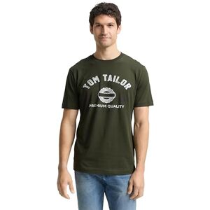 TOM TAILOR T-Shirt aus Baumwolle mit Logo-Print TOM TAILOR T-Shirt aus Baumwolle mit Logo-Print