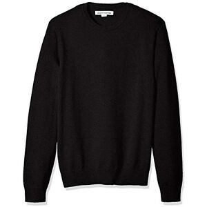Amazon Essentials Herren Langärmliger Pullover Mit Rundhalsausschnitt, 100% Baumwolle, Erhältlich In Groß Und Schwer, Schwarz, XS Amazon Essentials Herren Langärmliger Pullover Mit Rundhalsausschnitt, 100% Baumwolle, Erhältlich In Groß Und Schwer, Schwarz, XS