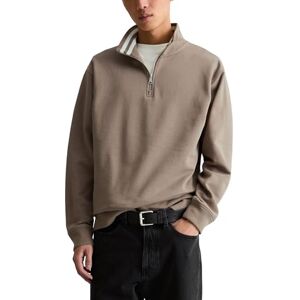 Marc O' Polo Marc OߴPolo Denim Herren Troyer aus Bio-Baumwolle Relaxed Fit, Beige (Cold Taupe), L Marc O' Polo Marc OߴPolo Denim Herren Troyer aus Bio-Baumwolle Relaxed Fit, Beige (Cold Taupe), L