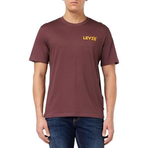 Levi's Herren Ss Relaxed Fit Tee T-Shirt,Headline Logo Red Mahogany,XS Levi's Herren Ss Relaxed Fit Tee T-Shirt,Headline Logo Red Mahogany,XS