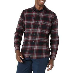 Amazon Essentials Herren-Flanellhemd, schmale Passform, langärmelig, Knopfleiste, kariert, Schwarz / Burgunderrot, Größe XXL Amazon Essentials Herren-Flanellhemd, schmale Passform, langärmelig, Knopfleiste, kariert, Schwarz / Burgunderrot, Größe XXL