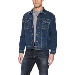 Wrangler Herren Ungefütterte Western-Jeansjacke im Cowboy-Schnitt Oberbekleidung, Dunkelblau, XXL Wrangler Herren Ungefütterte Western-Jeansjacke im Cowboy-Schnitt Oberbekleidung, Dunkelblau, XXL