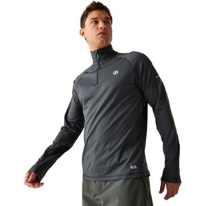 Dare 2b Herren Fuse Up II Core Stretch Lightweight Quick Drying Half Length Inner Zip Chin Guard Dehnbare Mittelschicht, Ebony Grey, XXXL Dare 2b Herren Fuse Up II Core Stretch Lightweight Quick Drying Half Length Inner Zip Chin Guard Dehnbare Mittelschicht, Ebony Grey, XXXL