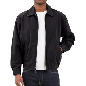 LONDON FOG Herren Auburn Zip-Front Golf Jacket (Regular & Big-Tall Sizes) Leichte Baumwolljacke, Schwarz, M LONDON FOG Herren Auburn Zip-Front Golf Jacket (Regular & Big-Tall Sizes) Leichte Baumwolljacke, Schwarz, M