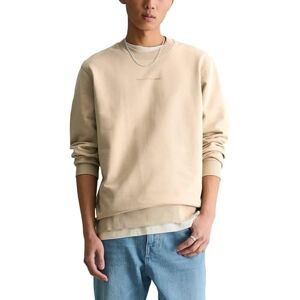 Marc O' Polo Marc OߴPolo Denim Herren Sweatshirt aus Bio-Baumwolle mit Logo, Beige (Frosty Sand), XL Marc O' Polo Marc OߴPolo Denim Herren Sweatshirt aus Bio-Baumwolle mit Logo, Beige (Frosty Sand), XL