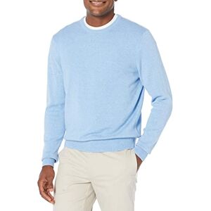 Amazon Essentials Herren Langärmliger Pullover Mit Rundhalsausschnitt, 100% Baumwolle, Erhältlich In Groß Und Schwer, Hellblau Heidekraut, S Amazon Essentials Herren Langärmliger Pullover Mit Rundhalsausschnitt, 100% Baumwolle, Erhältlich In Groß Und Schwer, Hellblau Heidekraut, S