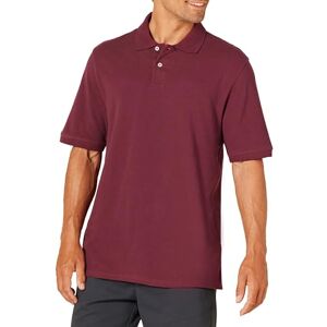 Amazon Essentials Herren Polohemd aus Baumwollpiqué in normaler Passform (erhältlich in Übergrößen), Burgunderrot, XS Amazon Essentials Herren Polohemd aus Baumwollpiqué in normaler Passform (erhältlich in Übergrößen), Burgunderrot, XS