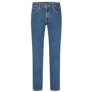 Lee Herren Brooklyn Straight Jeans, Blau, 44W / 32L EU Lee Herren Brooklyn Straight Jeans, Blau, 44W / 32L EU