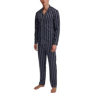 CALIDA Relax Streamline Pyjama, Schlafanzug, durchgeknöpft Herren, aus 100% Baumwolle Dark Sapphire 58-60 CALIDA Relax Streamline Pyjama, Schlafanzug, durchgeknöpft Herren, aus 100% Baumwolle Dark Sapphire 58-60