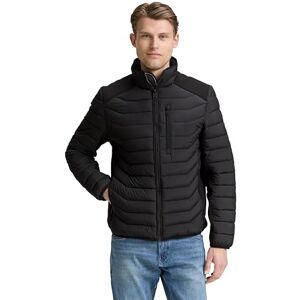 TOM TAILOR Herren 1048127 Lightweight Hybrid Steppjacke, 29999 Black, 3XL EU TOM TAILOR Herren 1048127 Lightweight Hybrid Steppjacke, 29999 Black, 3XL EU
