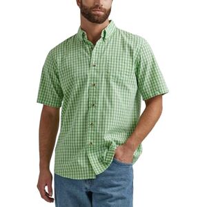 Wrangler Authentics Herren Kurzärmeliges, Klassisches Karomuster Hemd, Forest Shade, Mittel Wrangler Authentics Herren Kurzärmeliges, Klassisches Karomuster Hemd, Forest Shade, Mittel