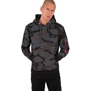 Alpha Back Print Hoody Camo Kapuzensweat für Herren Black Camo Alpha Back Print Hoody Camo Kapuzensweat für Herren Black Camo