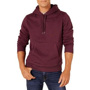 Amazon Essentials Herren Pullover-Sweatshirt Mit Kapuze, In Groß Und Schwer Erhältlich, Burgunderrot, XS Amazon Essentials Herren Pullover-Sweatshirt Mit Kapuze, In Groß Und Schwer Erhältlich, Burgunderrot, XS