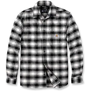 Carhartt Herren Langarmhemd Flannel L,S Plaid Shirt, Farbe:Malt, Größe:L Carhartt Herren Langarmhemd Flannel L,S Plaid Shirt, Farbe:Malt, Größe:L