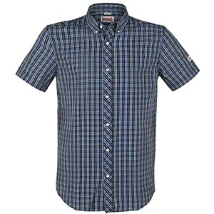 Lonsdale Herren Kurzarmhemd schmale Passform BRIXWORTH XL, Blue/White/Black Lonsdale Herren Kurzarmhemd schmale Passform BRIXWORTH XL, Blue/White/Black