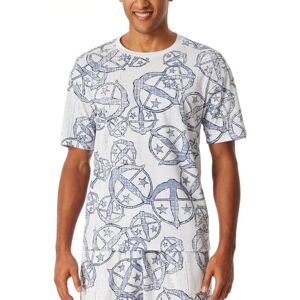 Schiesser Herren Schlafshirt Rundhals Kurzarm Loungewear Nightwear Organic Cotton 150 Years Schiesser Herren Schlafshirt Rundhals Kurzarm Loungewear Nightwear Organic Cotton 150 Years