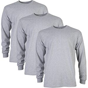 Gildan Unisex Langärmliges T-Shirt aus Ultra-Baumwolle, Stil G2400 T-Shirt, Sportgrau (3er-Pack), M Gildan Unisex Langärmliges T-Shirt aus Ultra-Baumwolle, Stil G2400 T-Shirt, Sportgrau (3er-Pack), M