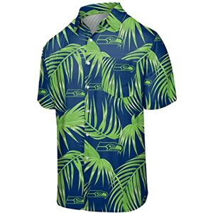 FOCO Herren Hemd, Blumenmuster, Kurze Ärmel, Baltimore Ravens SMU, Blumenmuster, Knopfleiste, Größe L XL Seattle Seahawks FOCO Herren Hemd, Blumenmuster, Kurze Ärmel, Baltimore Ravens SMU, Blumenmuster, Knopfleiste, Größe L XL Seattle Seahawks