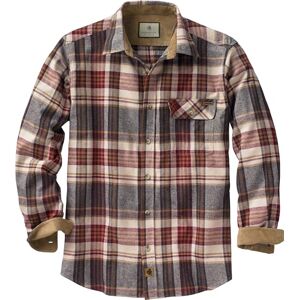 Legendary Whitetails Buck Camp Herren-Flanellhemd, langärmelig, Karohemd mit Knopfleiste, Freizeithemd für Herren mit Kordsamt-Ärmelbündchen, Herbst- und Winterkleidung, braun (Cedarwood Plaid), Größe Legendary Whitetails Buck Camp Herren-Flanellhemd, langärmelig, Karohemd mit Knopfleiste, Freizeithemd für Herren mit Kordsamt-Ärmelbündchen, Herbst- und Winterkleidung, braun (Cedarwood Plaid), Größe