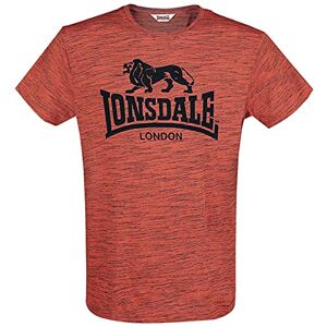 Lonsdale London Herren GARGRAVE T-Shirt, Marl Orange/Black, XXXL Lonsdale London Herren GARGRAVE T-Shirt, Marl Orange/Black, XXXL