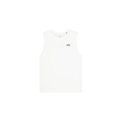 Alpha Herren Backprint Tank Top, White, L Alpha Herren Backprint Tank Top, White, L