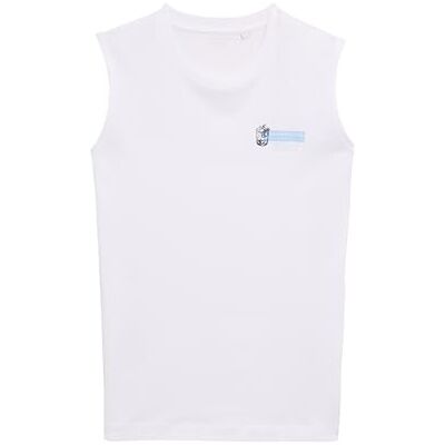 TOM TAILOR Herren 1046749 Tanktop, 20000 White, M EU TOM TAILOR Herren 1046749 Tanktop, 20000 White, M EU
