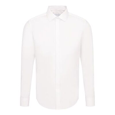 Seidensticker Herren Slim Bügelfrei Kent Langarm Umschlagmanschette Shirt, Ecru, 40 EU Seidensticker Herren Slim Bügelfrei Kent Langarm Umschlagmanschette Shirt, Ecru, 40 EU