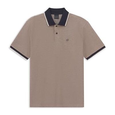 Bugatti Herren Poloshirt Modern Fit aus Baumwolle mit Kontraststreifen Bugatti Herren Poloshirt Modern Fit aus Baumwolle mit Kontraststreifen